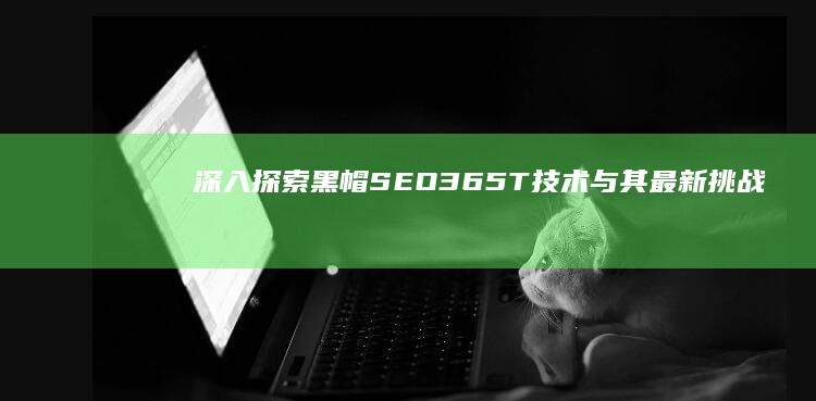 深入探索黑帽SEO365T技术与其最新挑战